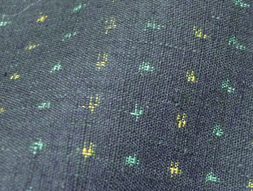 重要無形文化財本場結城紬 二色蚊絣着物 廣田別機（Y28760kH） 特選