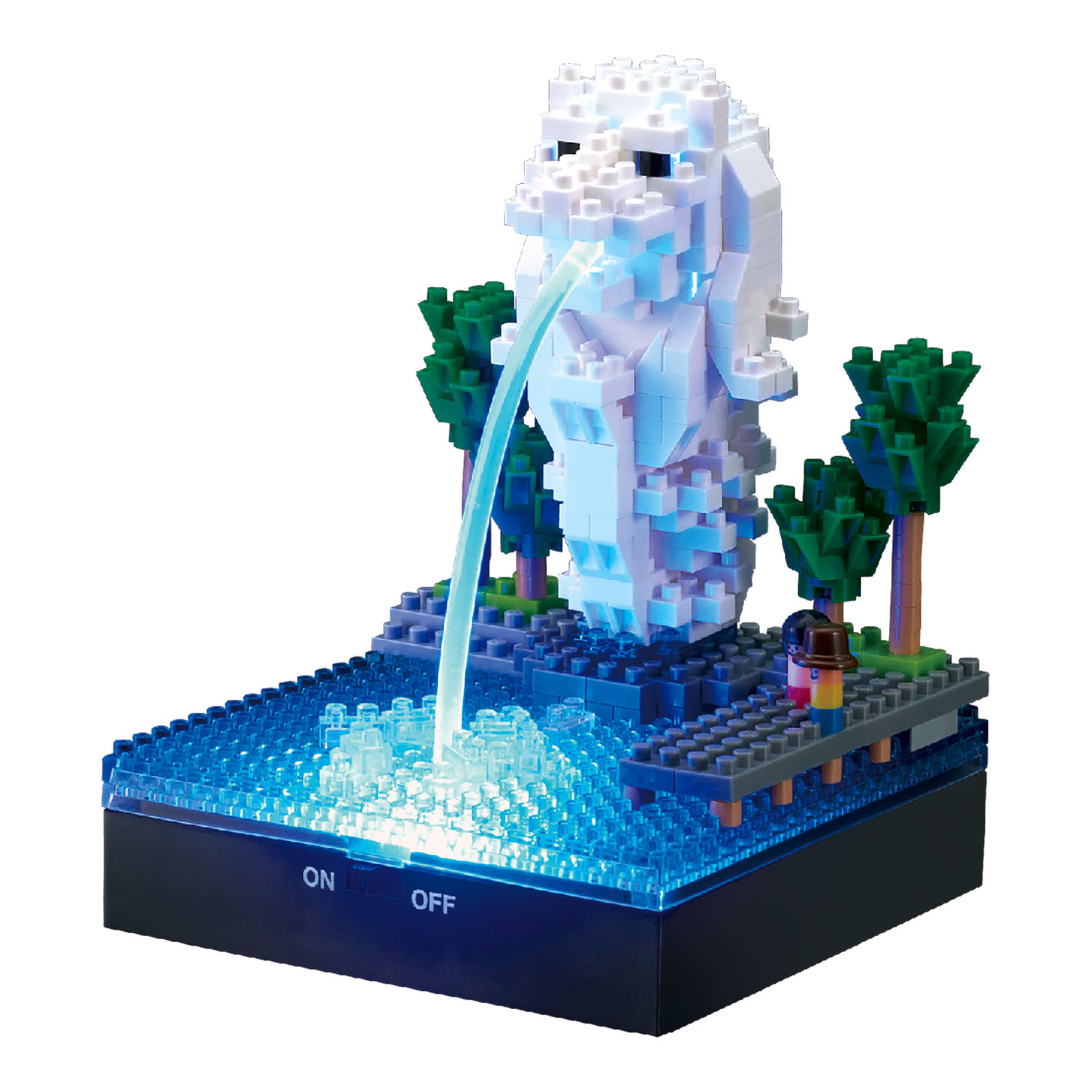 光ファイバーLED + マーライオン | CATALOG | nanoblock® | ブランド