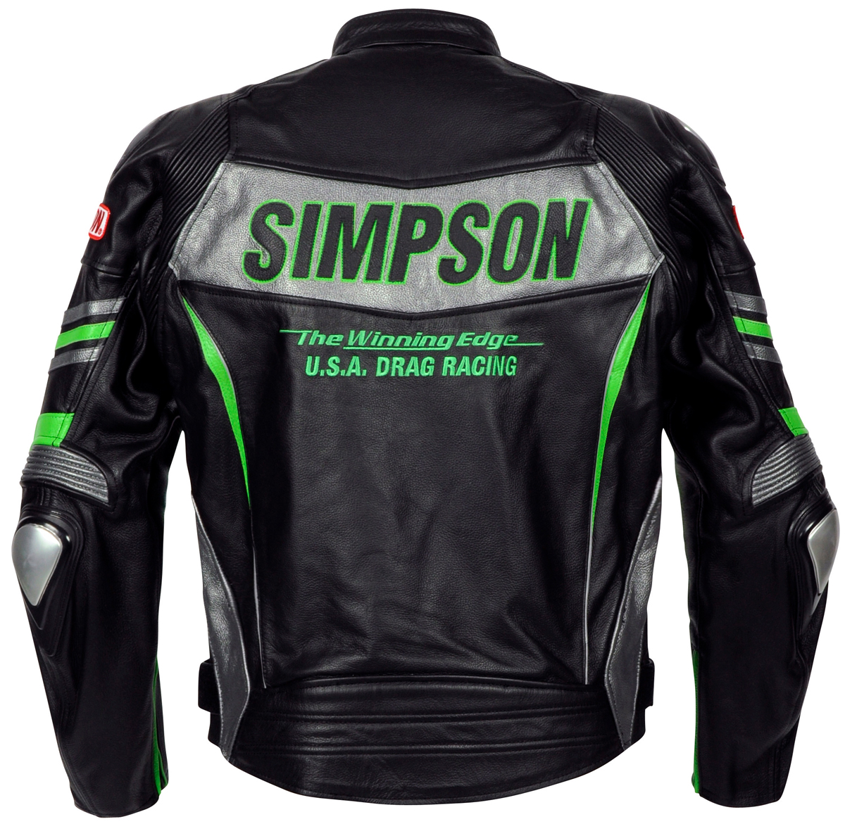 ライムグリーングッズ紹介］シンプソン Leather Jacket SLJ-6111