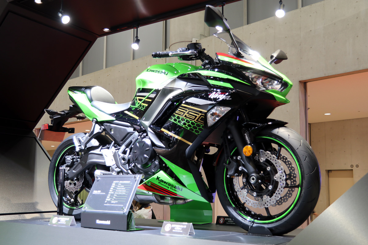 東京モーターショー2019 カワサキブース情報。新型モデルNinja ZX-25R