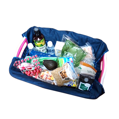 エコバッグ レジカゴ セット内容：型紙・説明書・付属類（表／裏地は