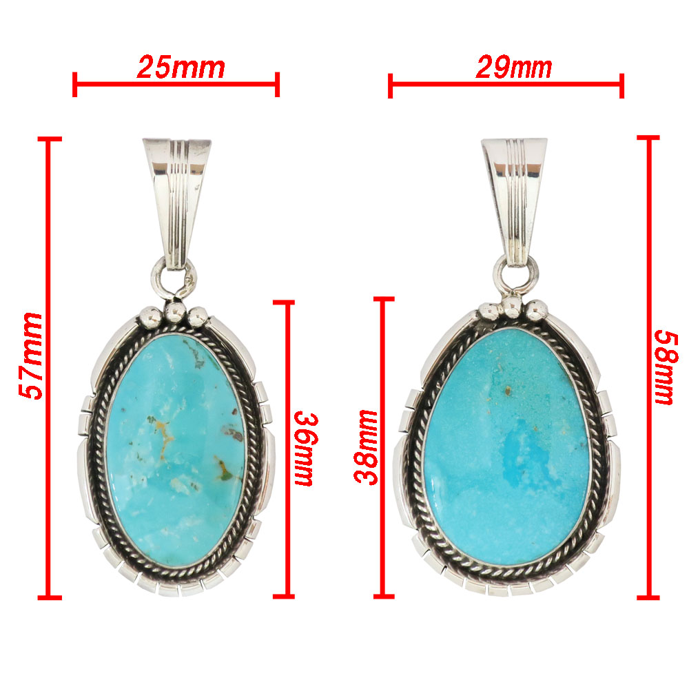 インディアンジュエリー ターコイズ トルコ石 シルバー ペンダント
