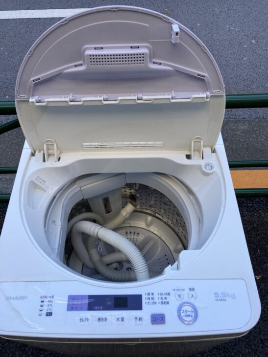 文京区へ出張です！]シャープ 全自動電気洗濯機 ES-GE5A-V 2017年製