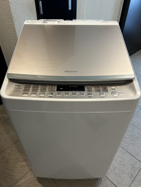 2024年製のHisense 洗濯機 HW-DG80XHを大田区へ出張し【高価買取】ご