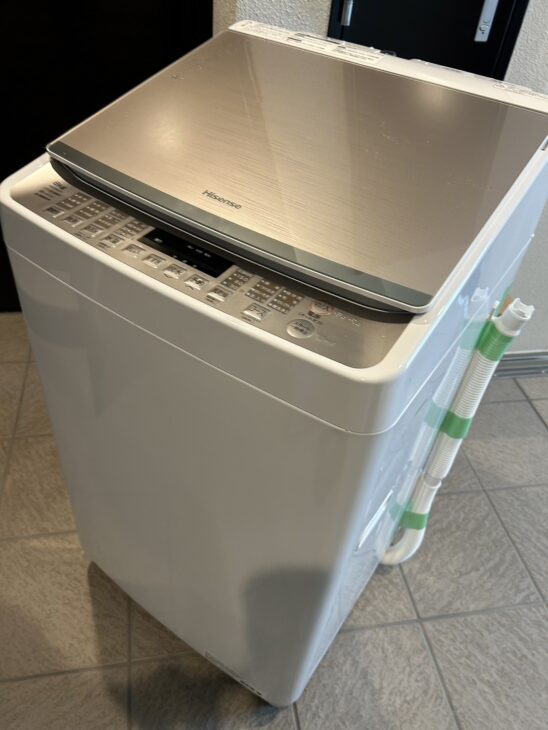 2024年製のHisense 洗濯機 HW-DG80XHを大田区へ出張し【高価買取】ご