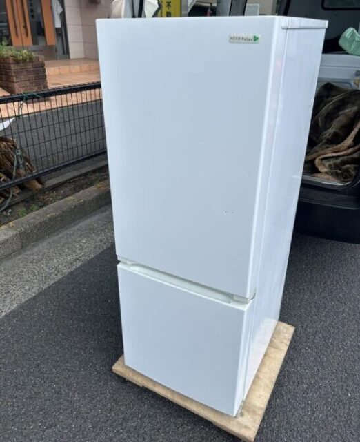 傷凹みあり冷蔵庫【無料引取】ヤマダ YRZ-F15E1 2019年製 葛飾区にて