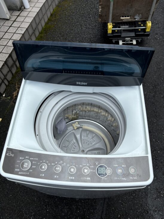 2018年製の洗濯機を【無料引取】浦安市にてご案内！Haier（ハイアール