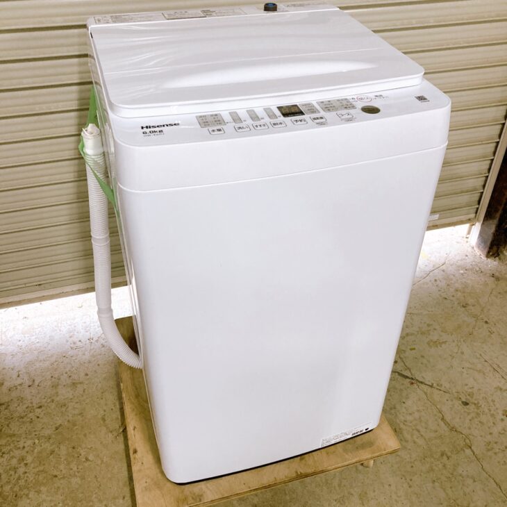 大阪府堺市で ハイセンス 全自動洗濯機 HW-K60J を出張買取 2024年製
