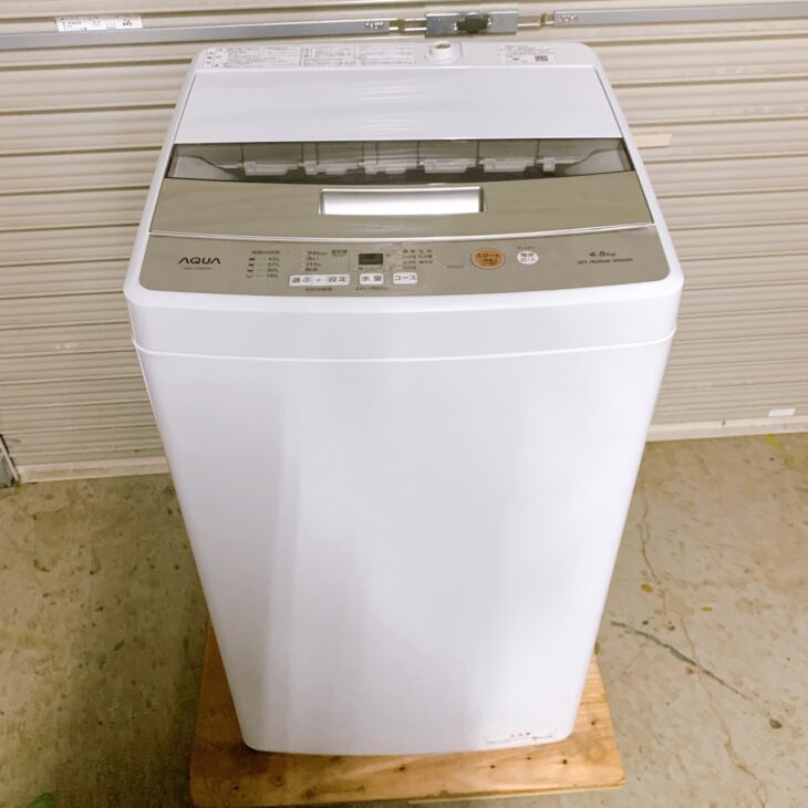 大阪狭山市でアクア 洗濯機 AQW-S4M(2022年製)を出張買取｜使用感