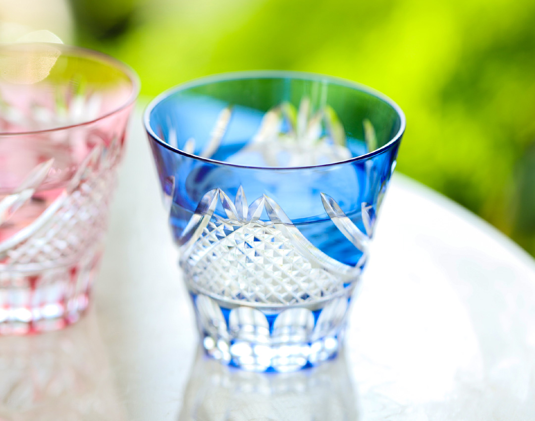 カガミクリスタル サンクラール 5客 江戸切子（切子、江戸切子、薩摩