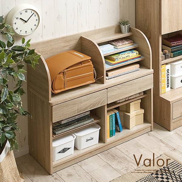 絵本棚 ランドセルラック Valor(バロル) 幅84cm 2色対応 形をかえ