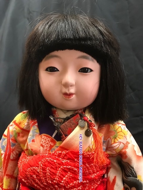 平田郷陽二代市松人形 人間国宝 - 懐古どぉるMicico|和洋アンティーク