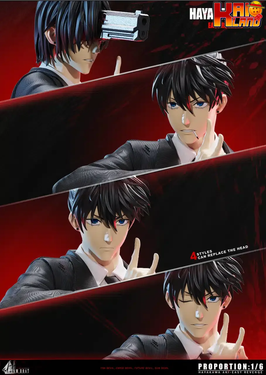 チェンソーマン ドリームボートスタジオ 早川アキ 樹脂製スタチュー