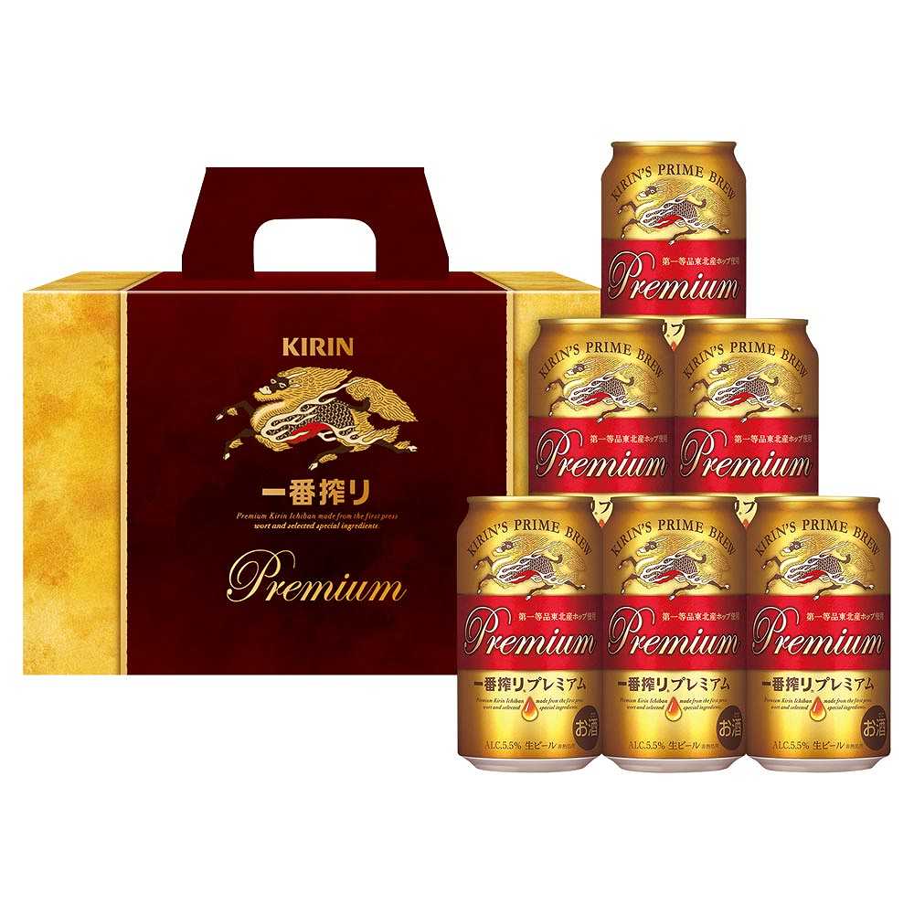 ギフトセット〕キリン 一番搾り プレミアムセット 計6缶 K-PIA｜格安