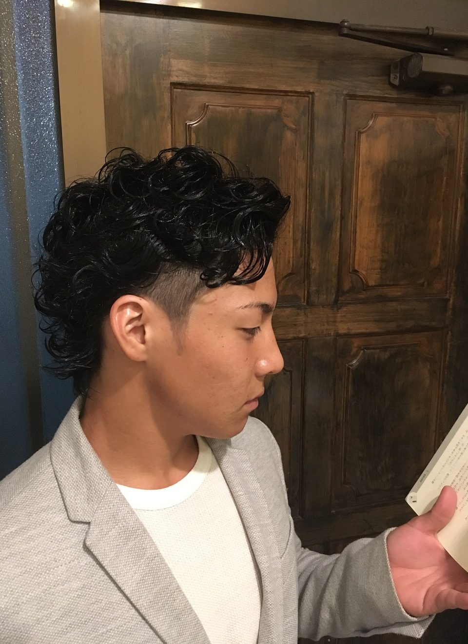 スタイリッシュアイロンパーマ | 田中トシオヘアサロン髪ing