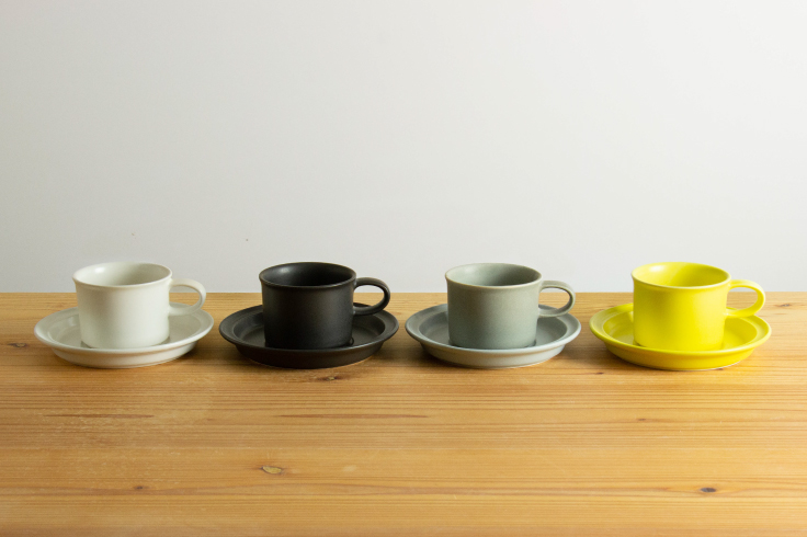 ティーカップ グレー 日用雑器 かもしか道具店オンラインショップ