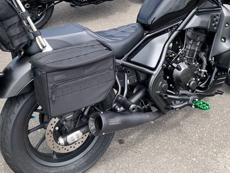 VANCE&HINES レブル250/500 UPSWEEP スリップオン マットブラック