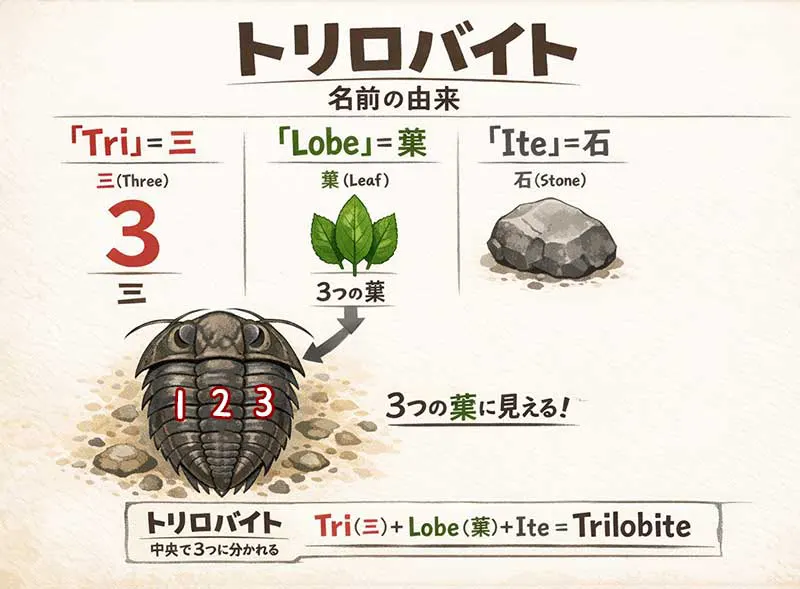 三葉虫の大疑問・質問 | 恐竜化石に関するコラム【三葉虫,アンモナイト