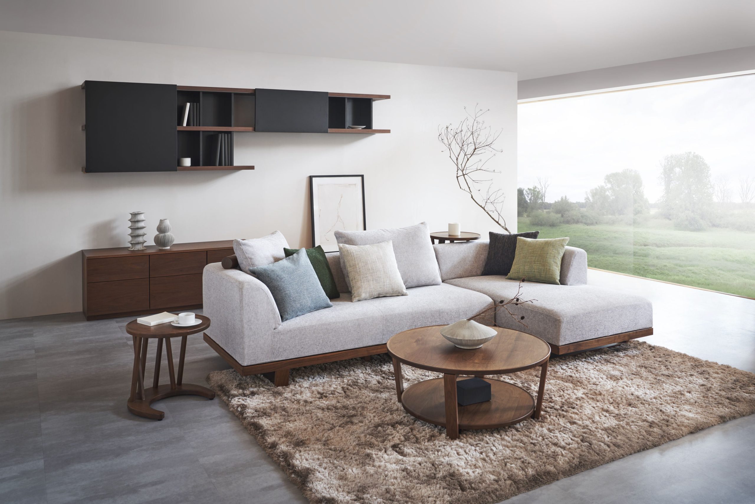 カウチ (片肘) - 国産無垢家具は飛騨高山発の家具メーカー KASHIWA