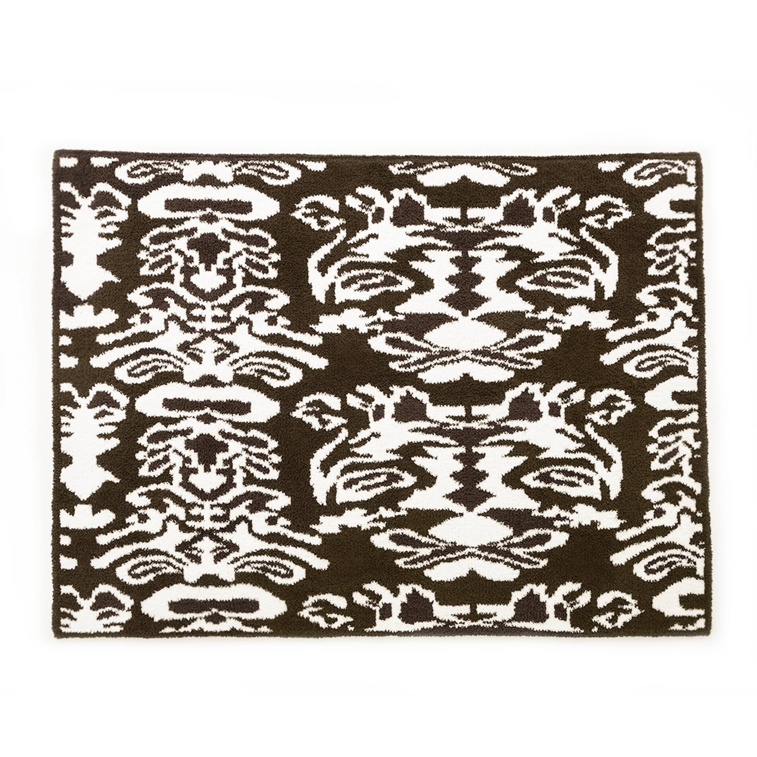 NAP BLANKET / DAMASK(110×150cm walnut/creme): BLANKET | kashwere