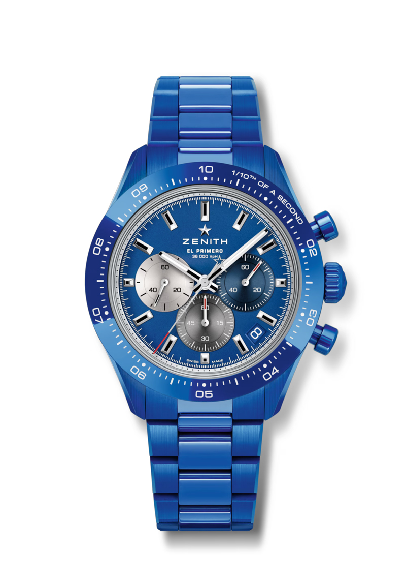 クロノマスタースポーツラバーベルト18.3101.3600/21.R951｜ゼニス