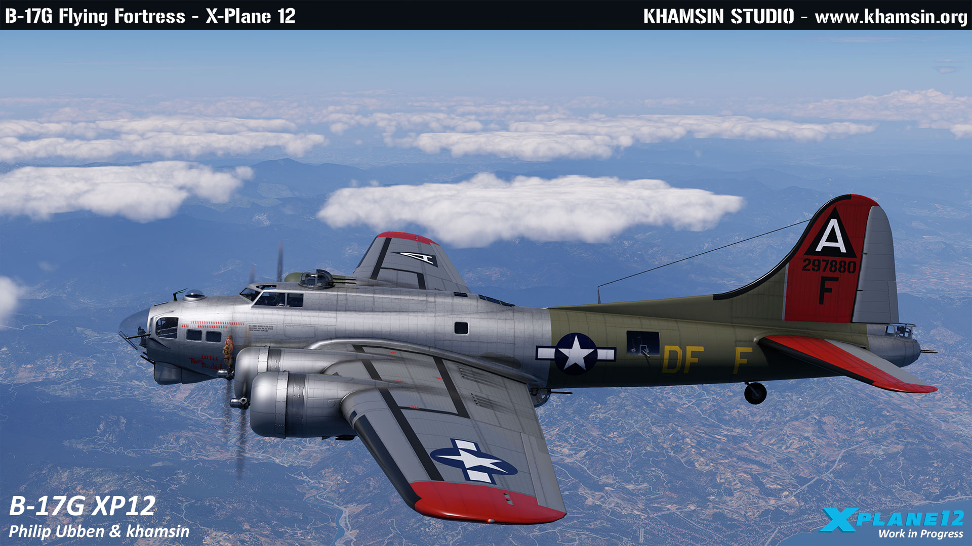 X-Plane 12 B-17G Flying Fortress by khamsin