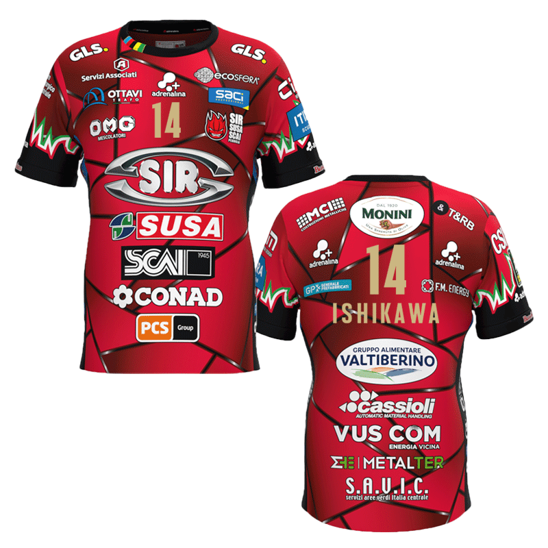 バレーボール イタリア セリエAセーフティペルージャ 2024-25試合用