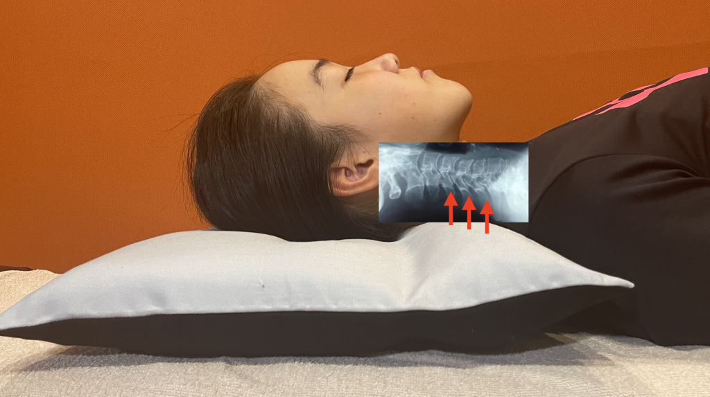 新開発！ゲーム・勉強姿勢をリセットする二刀流まくら『ゲー眠