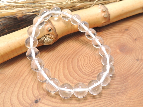 パワーストーンブレスレット クリスタル(水晶)(クラック入り)(4月