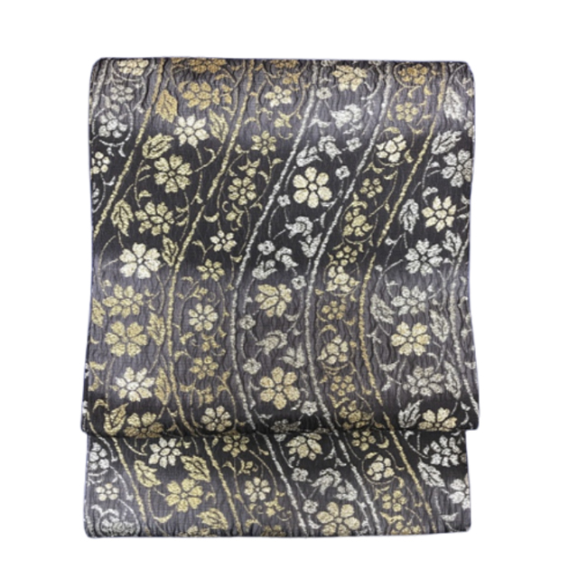 茶席に映える軽やかな格調】 正絹西陣織袋帯｜秦生織物 謹製 水衣錦