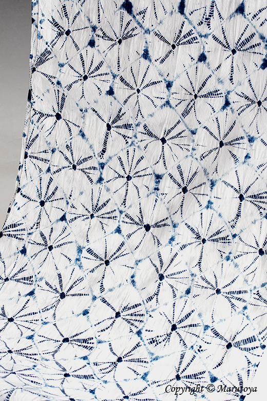 有松絞り：天然藍染め 手蜘蛛絞り – 創作着物と帯の専門店 Marutoya