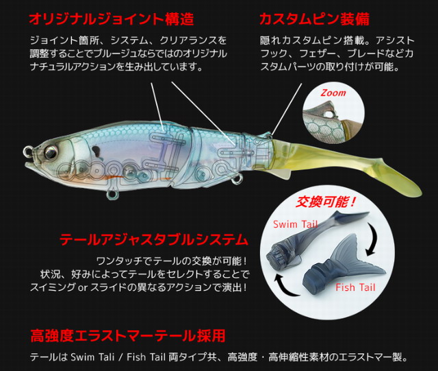 ヒフミクリエイティング ブルージュ190F 190mm/42g キングオブハート