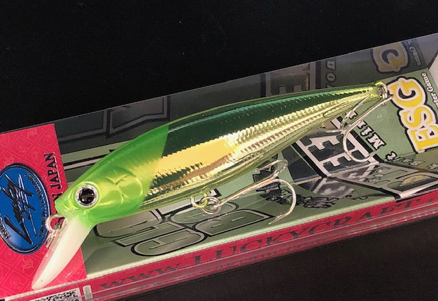 ラッキークラフト ビーフリーズ78S ESG ハーフミラーグローー 78mm