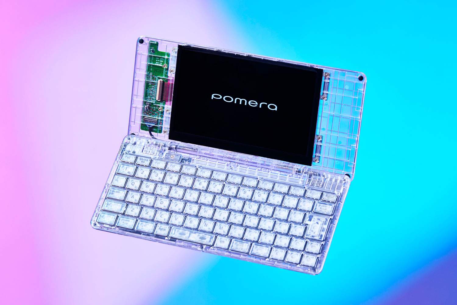 デジタルメモ「ポメラ」誕生15周年記念 限定特別スケルトンモデル