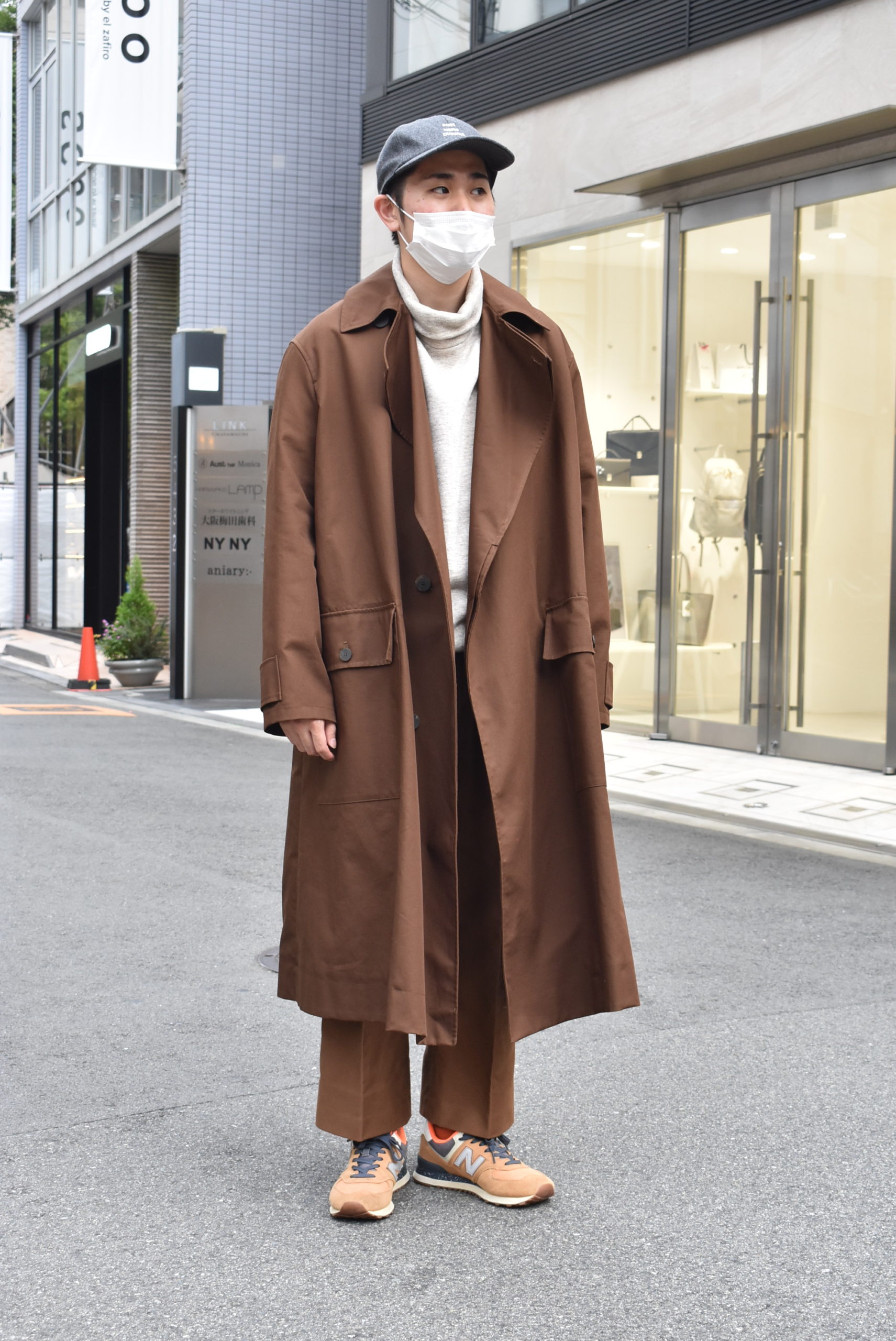 STUDIO NICHOLSON/スタジオニコルソン】20AW DOUBLE LAPEL MACCOAT