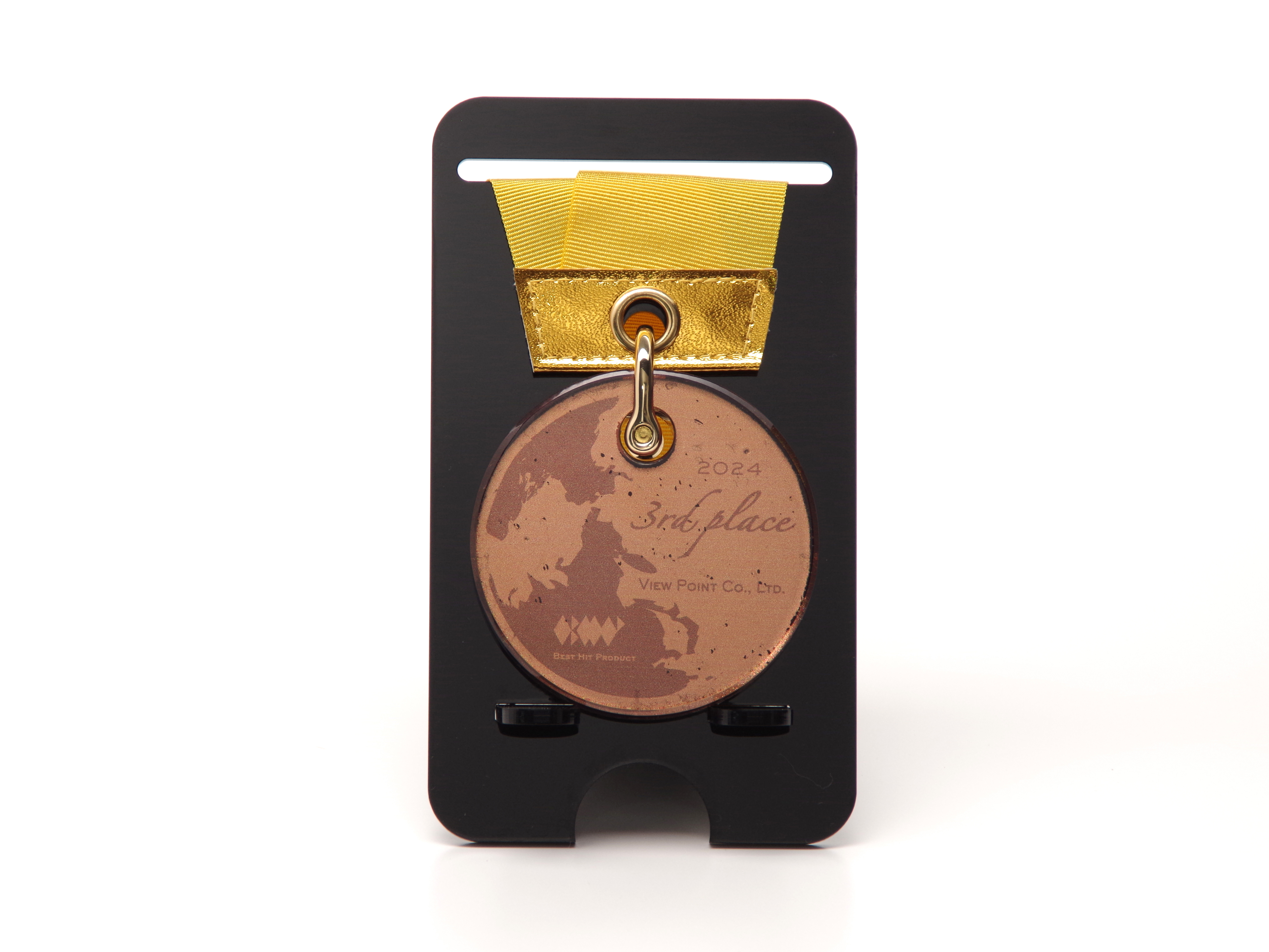 クリスタル・メダル CPM-65-NEW-AG | クリスタル記念品はメイクワン