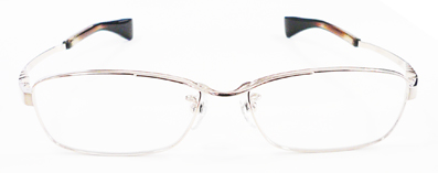 フォーナインズメガネメタルフレームS-84T カラー1 ホワイトゴールド