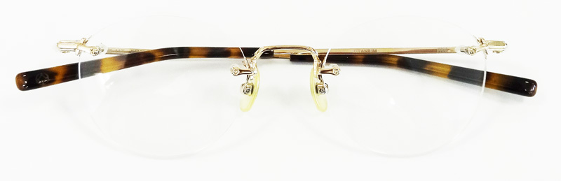 999'9フォーナインズメガネふちなしリムレスフレームTW-11T カラー1