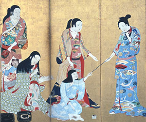琳派と風俗画 － 宗達・光琳・乾山・抱一 － ｜大和文華館