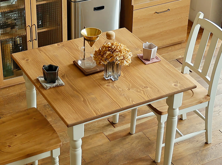 ダイニングテーブル Lavender（ラベンダー） 幅80cmタイプ｜北欧