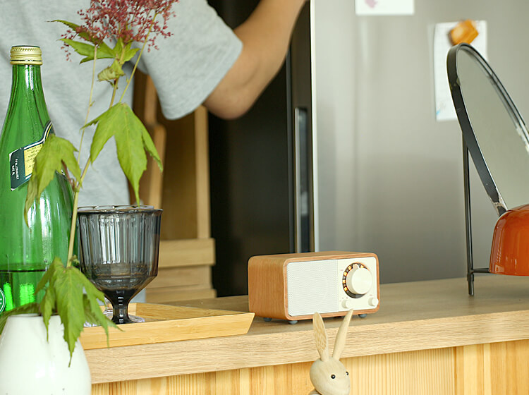 Sangean（サンジーン） WR-301 FMラジオ・Bluetoothスピーカー｜北欧