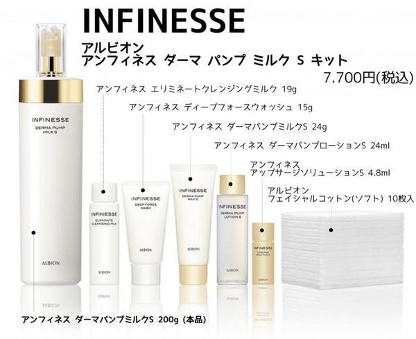 アルビオン アンフィネス ダーマ パンプ ミルク S キット｜紹介記事