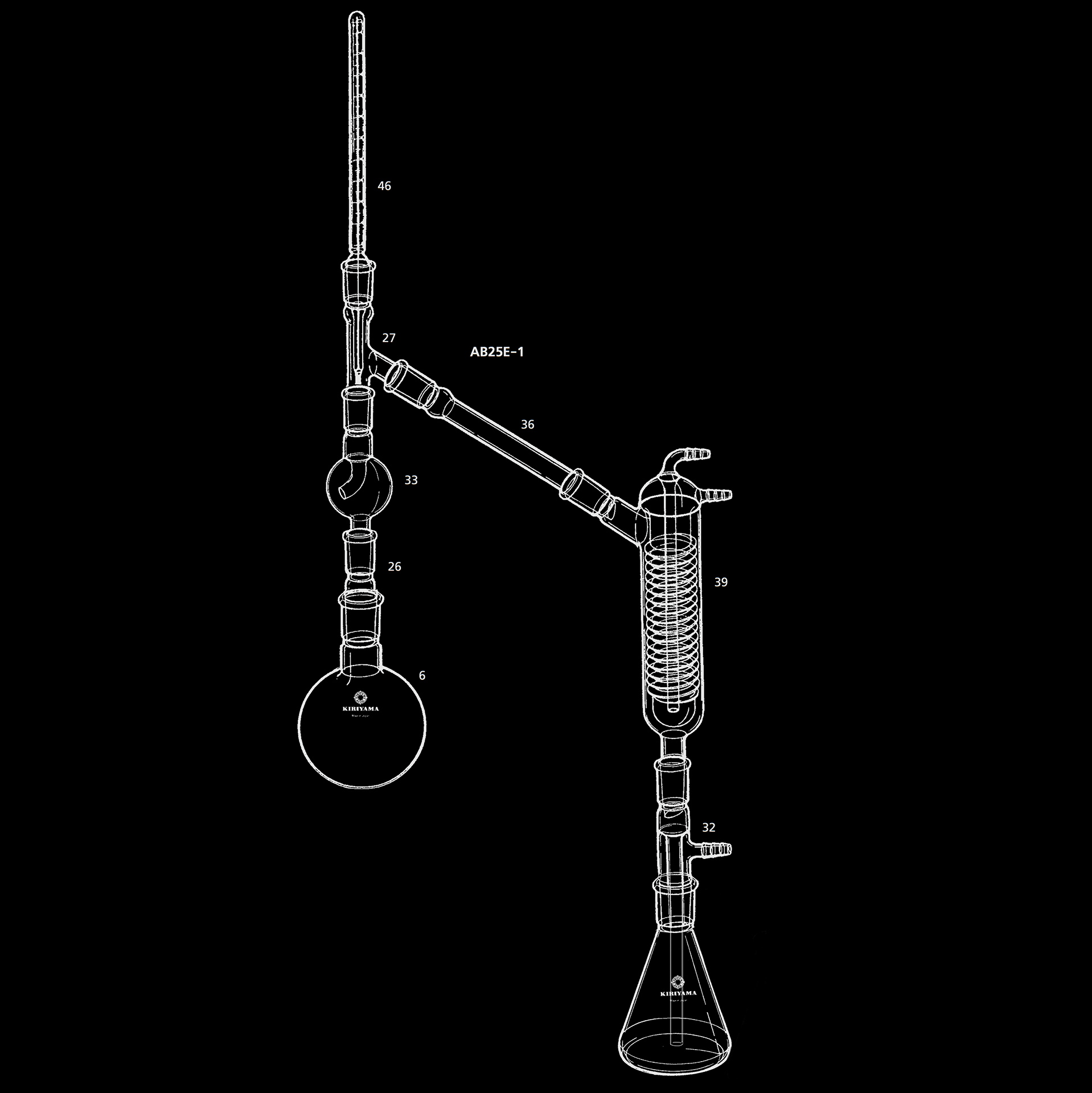 水蒸気蒸留装置 | 桐山製作所