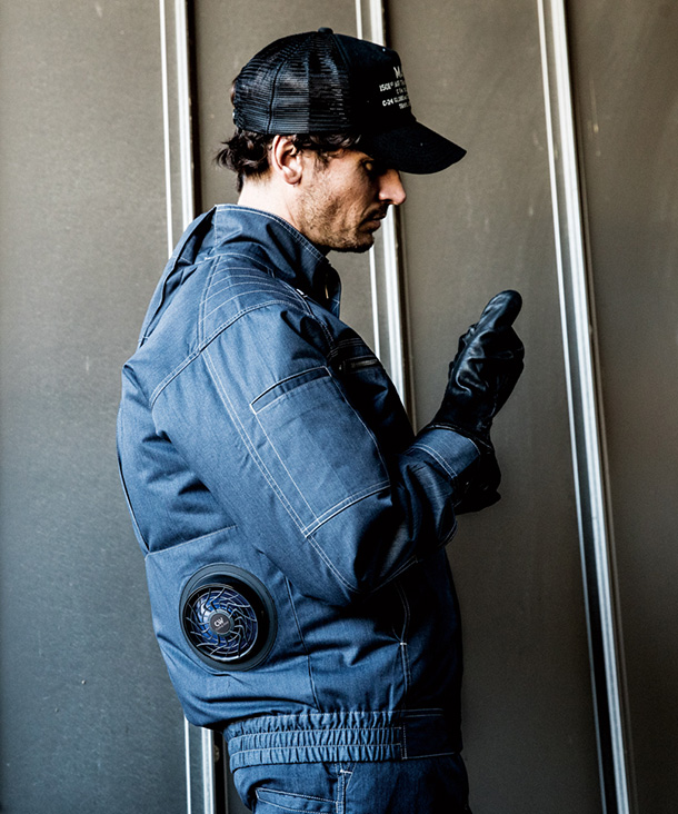 限定特価】ディッキーズ 空調風神服・空調服 エアマッスルジャケット D