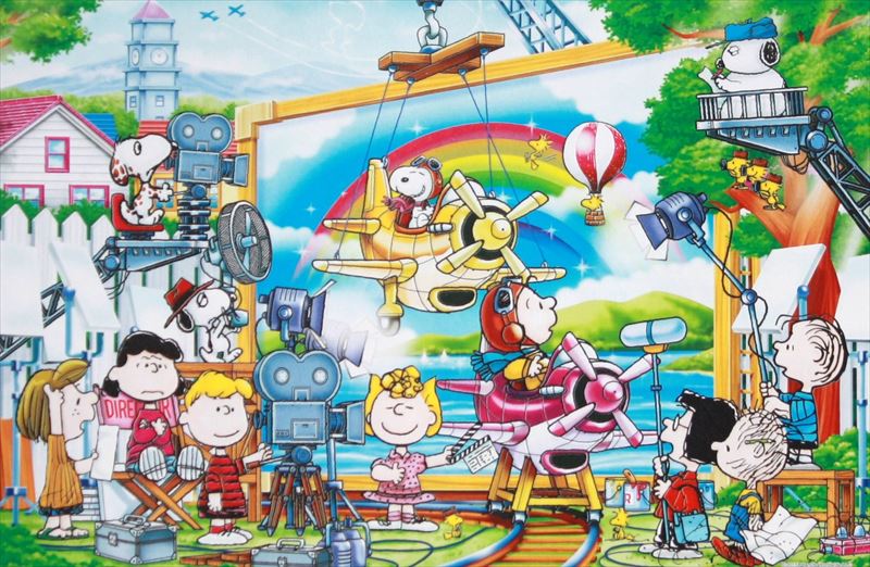 ◇希少品◇1000ピースジグソーパズル PEANUTS/スヌーピー ムービー