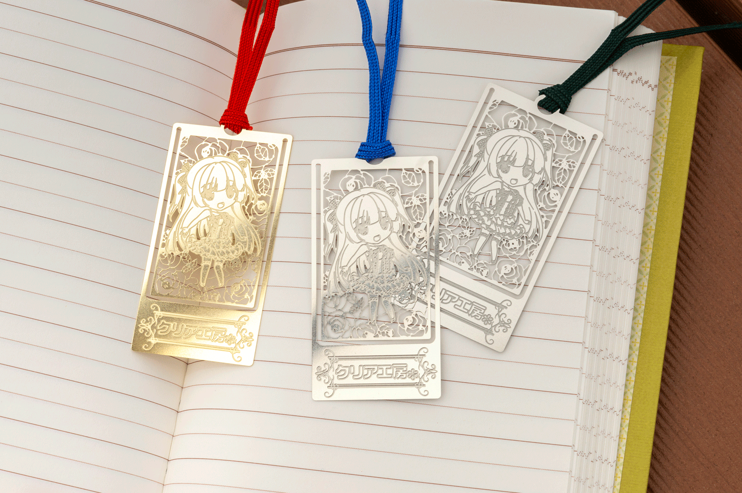 金属（エッチング）しおり ／ オリジナル印刷なら同人グッズ製作クリア工房