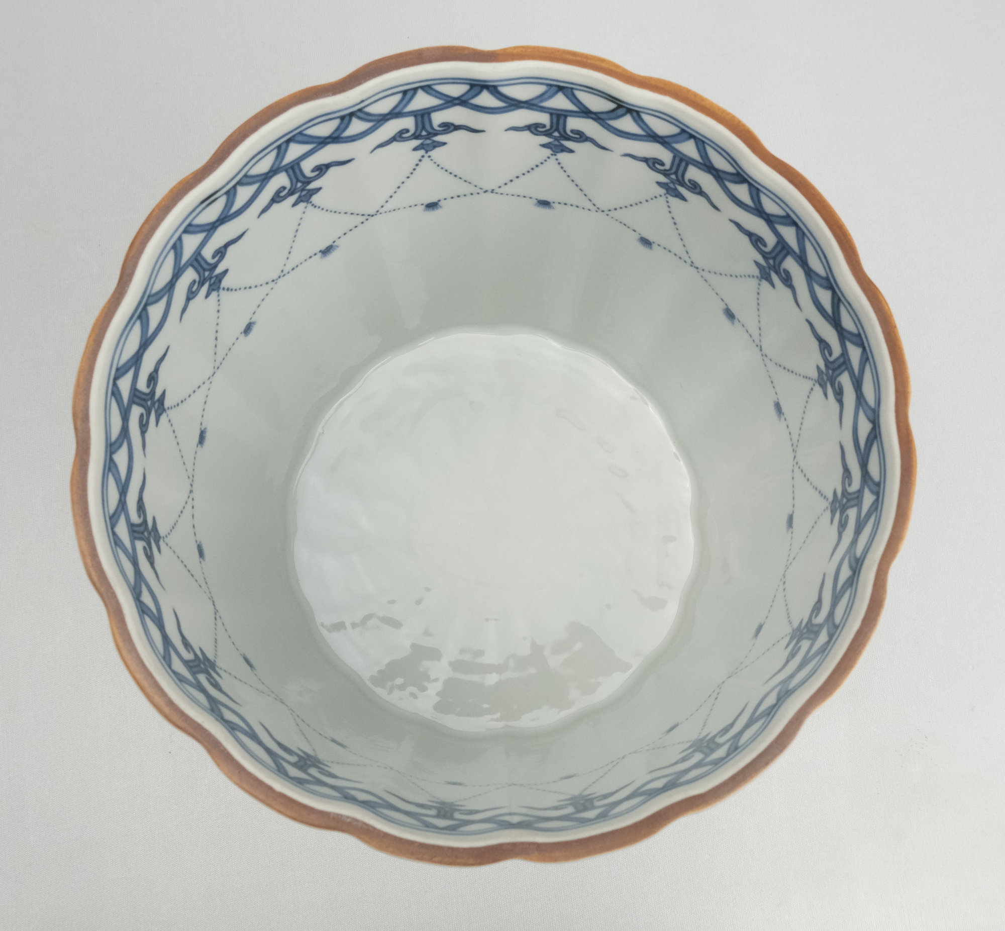 栗山園オンライン通販部 / 【出物】 染付桶側（桶川）水指 西村徳泉