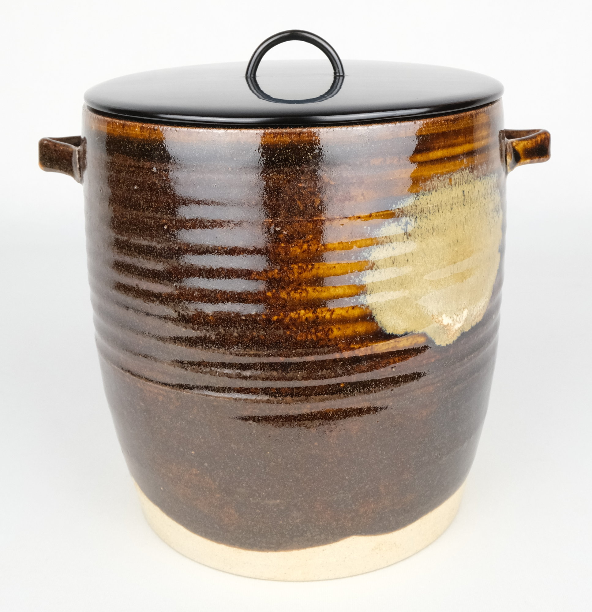 栗山園オンライン通販部 / 【出物】 古瀬戸写耳付水指 陽炎園(岩崎新定)