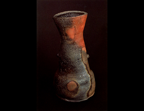 備前焼 るい座花入 茶道具 花壺 備前擂座花入 | しぶや黒田陶苑