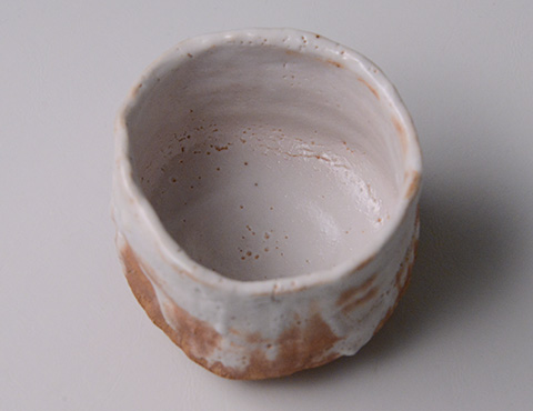 堀一郎 志野茶盌 | しぶや黒田陶苑